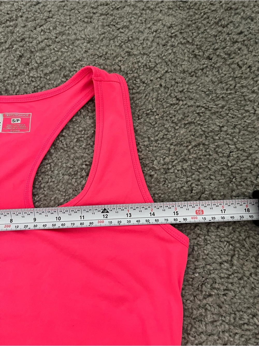 RBX Neon Pink Racerback Tank - Picture 4 of 5